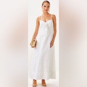 Lilly Pulitzer Sarahlynne Elegant White Maxi Dress